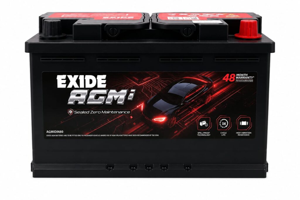 EXIDE AGM DIN80 AH80